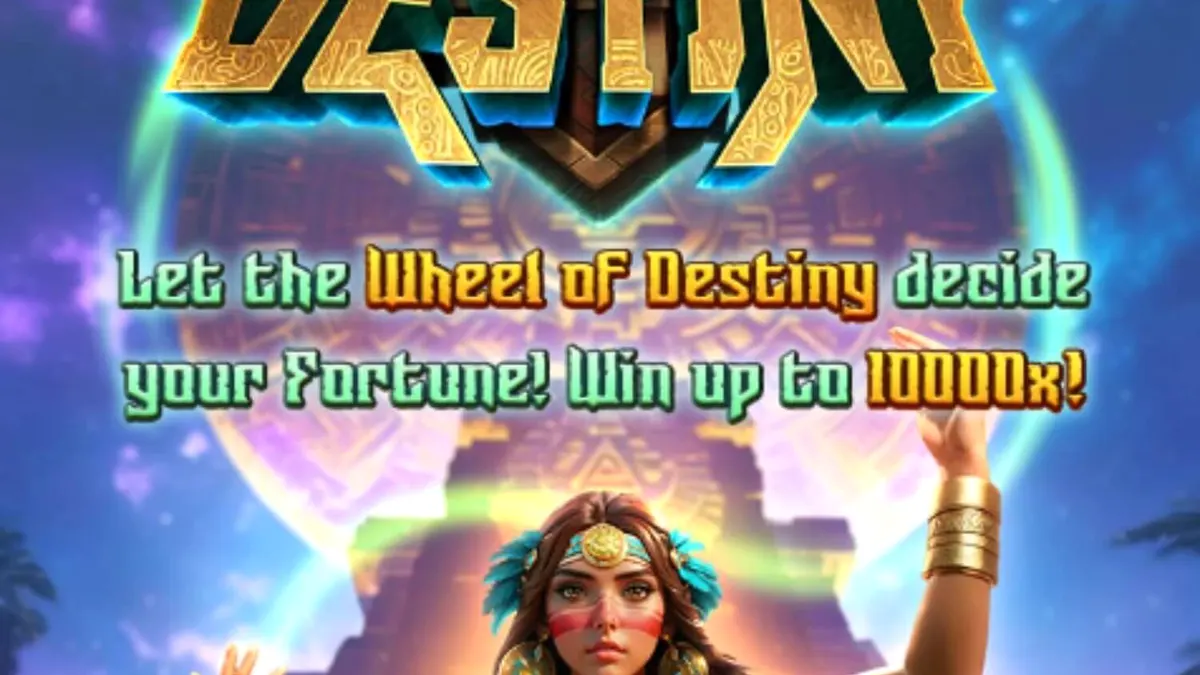 Tampilan antarmuka slot Mayan Destiny pada layar smartphone